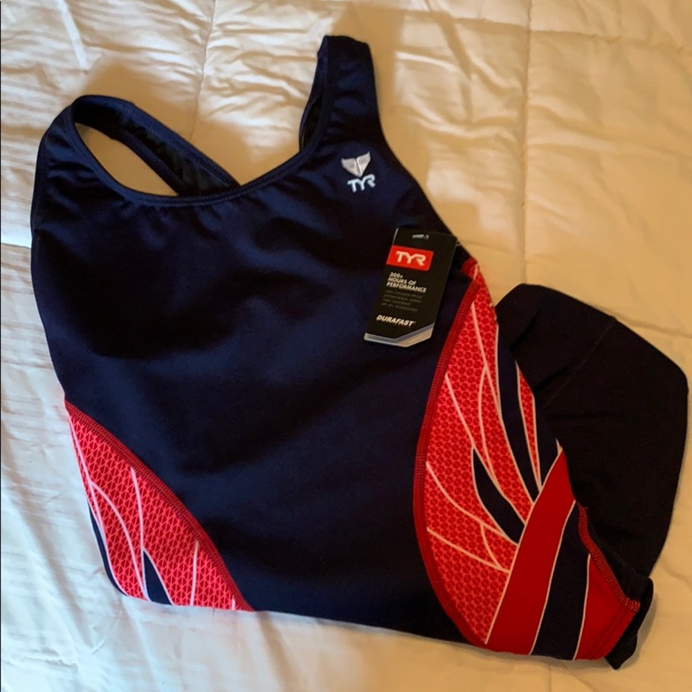 NWT TYR swimsuit size 38